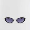 Accessoires BCBG | Lunettes De Soleil Classiques Ovales 1994 Or/Noir