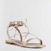 Chaussures BCBG | Sandale A Lanieres Tabbi Platino