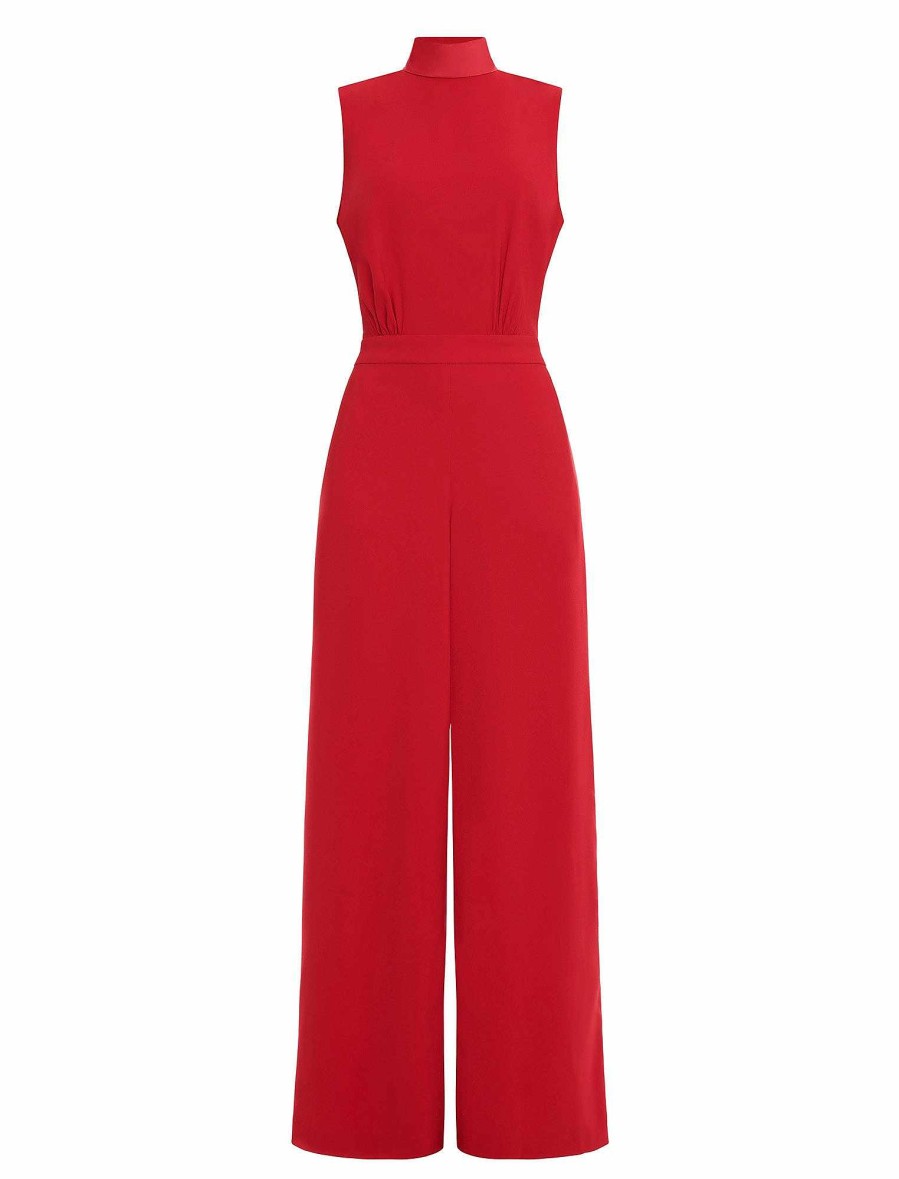 Vêtements BCBG | Combinaison Hali Avec Dos Ouvert Rouge