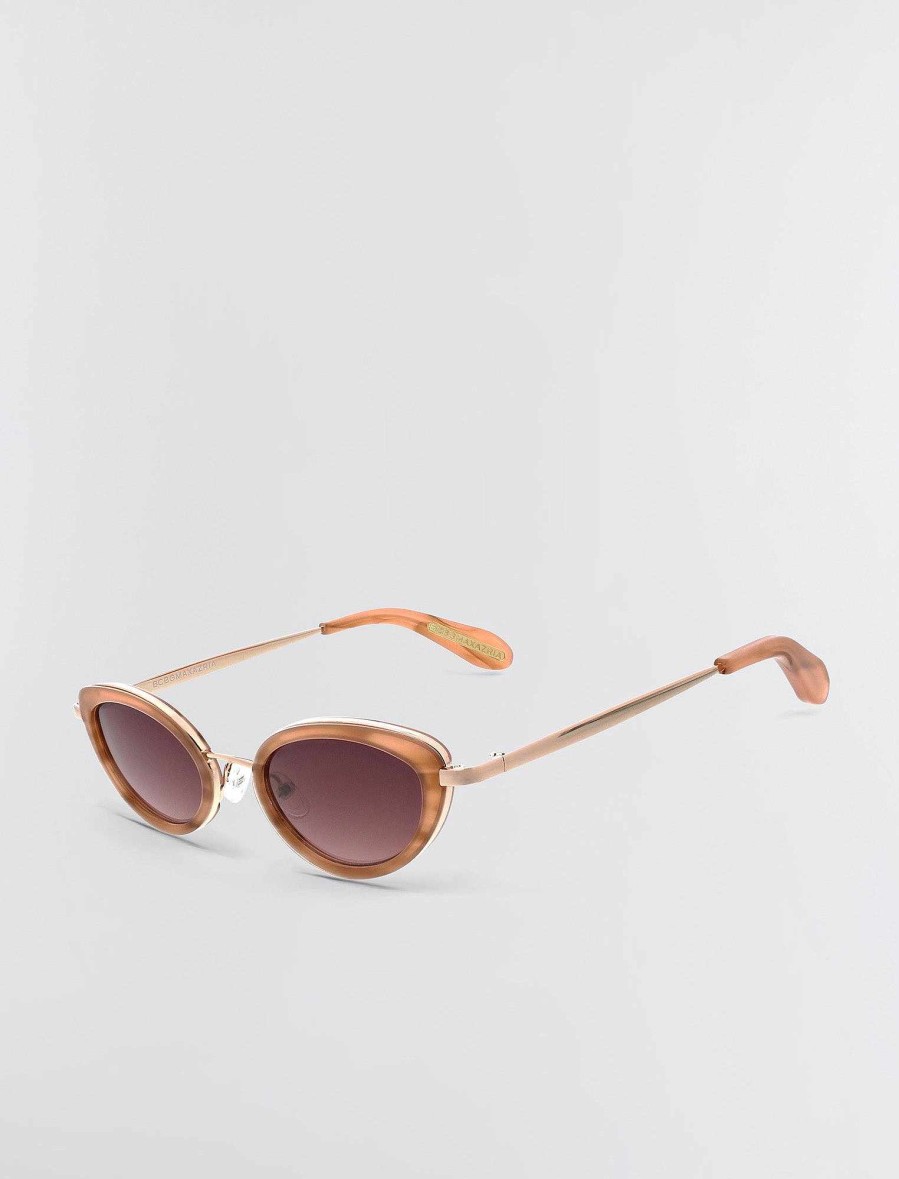 Accessoires BCBG | Lunettes De Soleil Classiques Ovales 1994 Or Rose/Rose